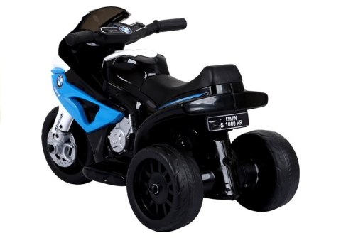 Motor na akumulator BMW S1000RR Trójkołowy Niebieski LEAN CARS Motor na akumulator BMW S1000RR Trójkołowy Niebieski LEAN CARS