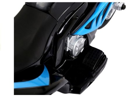 Motor na akumulator BMW S1000RR Trójkołowy Niebieski LEAN CARS Motor na akumulator BMW S1000RR Trójkołowy Niebieski LEAN CARS
