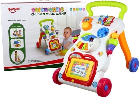 Pchacz Chodzik Telefon Pianinko Znikopis 3 w 1 LEAN Toys Pchacz Chodzik Telefon Pianinko Znikopis 3 w 1 LEAN Toys