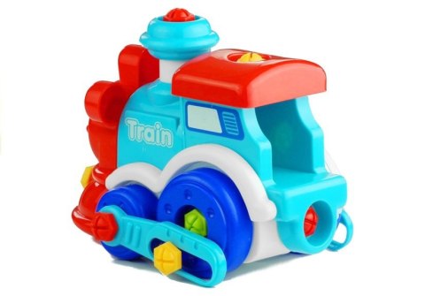 Rozkręcana Ciuchcia Jeżdżąca Narzędzia Figurki LEAN Toys Rozkręcana Ciuchcia Jeżdżąca Narzędzia Figurki LEAN Toys