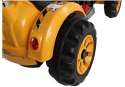 Traktor na akumulator z Łyżką Koparka Pomarańczowy LEAN CARS