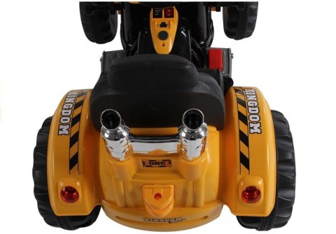 Traktor na akumulator z Łyżką Koparka Pomarańczowy LEAN CARS Traktor na akumulator z Łyżką Koparka Pomarańczowy LEAN CARS