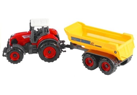 Traktory z Przyczepami Zestaw Maszyny Rolnicze 6w1 LEAN Toys Traktory z Przyczepami Zestaw Maszyny Rolnicze 6w1 LEAN Toys