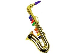 Zabawkowy Saksofon instrument w kolorze złotym LEAN Toys