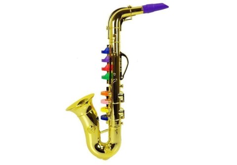 Zabawkowy Saksofon instrument w kolorze złotym LEAN Toys Zabawkowy Saksofon instrument w kolorze złotym LEAN Toys