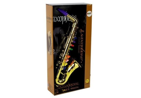 Zabawkowy Saksofon instrument w kolorze złotym LEAN Toys Zabawkowy Saksofon instrument w kolorze złotym LEAN Toys