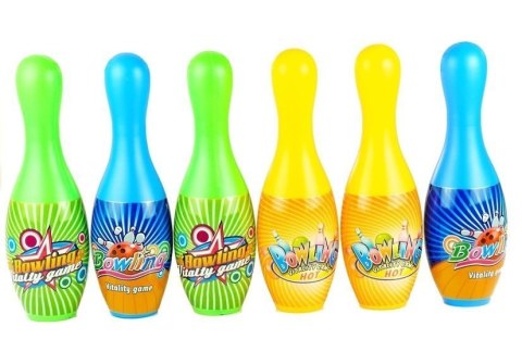 Zestaw do Gry w Kręgle 6 Kręgli + Kula Sport Gra LEAN Toys Zestaw do Gry w Kręgle 6 Kręgli + Kula Sport Gra LEAN Toys