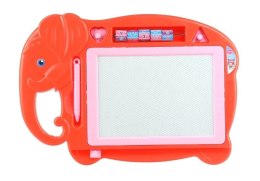Znikopis Słoń Tablica Magnetyczna Pieczątki Czerw. LEAN Toys