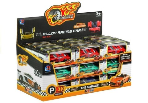 Autko Metalowe Resorak Samochodzik 6 Kolorów LEAN TOYS Autko Metalowe Resorak Samochodzik 6 Kolorów LEAN TOYS