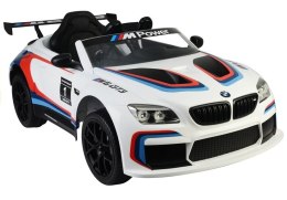 Auto na Akumulator BMW M6 GT3 Biały LEAN CARS