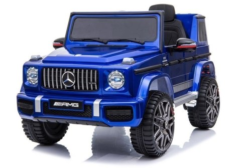 Auto na Akumulator Mercedes G63 AMG Niebieski Lakierowany LEAN CARS Auto na Akumulator Mercedes G63 AMG Niebieski Lakierowany LEAN CARS