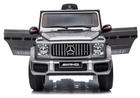 Auto na Akumulator Mercedes G63 AMG Srebrny Lakierowany BBH-002 LEAN CARS Auto na Akumulator Mercedes G63 AMG Srebrny Lakierowany BBH-002 LEAN CARS