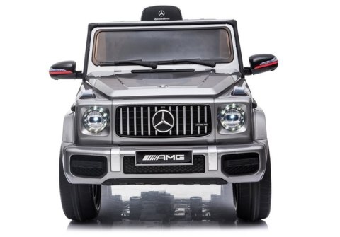 Auto na Akumulator Mercedes G63 AMG Srebrny Lakierowany BBH-002 LEAN CARS Auto na Akumulator Mercedes G63 AMG Srebrny Lakierowany BBH-002 LEAN CARS
