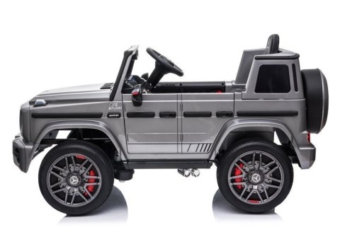 Auto na Akumulator Mercedes G63 AMG Srebrny Lakierowany BBH-002 LEAN CARS Auto na Akumulator Mercedes G63 AMG Srebrny Lakierowany BBH-002 LEAN CARS