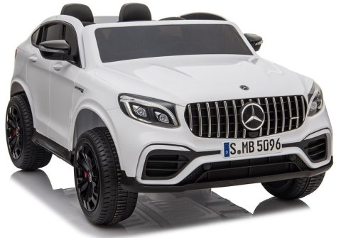 Auto na Akumulator Mercedes GLC 63S Biały LEAN CARS Auto na Akumulator Mercedes GLC 63S Biały LEAN CARS