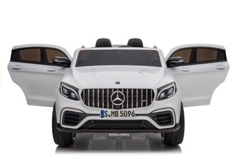 Auto na Akumulator Mercedes GLC 63S Biały LEAN CARS Auto na Akumulator Mercedes GLC 63S Biały LEAN CARS