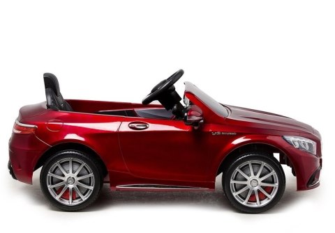 Auto na Akumulator Mercedes S63 Czerwony Lakier LEAN CARS Auto na Akumulator Mercedes S63 Czerwony Lakier LEAN CARS