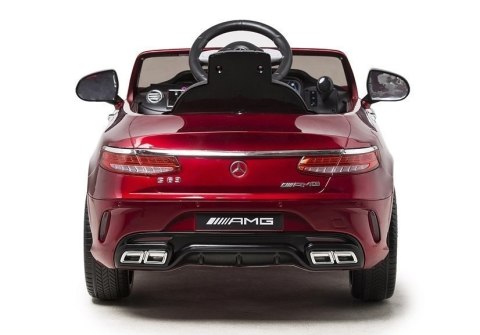 Auto na Akumulator Mercedes S63 Czerwony Lakier LEAN CARS Auto na Akumulator Mercedes S63 Czerwony Lakier LEAN CARS