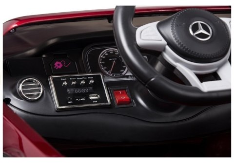 Auto na Akumulator Mercedes S63 Czerwony Lakier LEAN CARS Auto na Akumulator Mercedes S63 Czerwony Lakier LEAN CARS