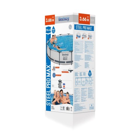 Basen Stelażowy 366 x 76 cm Bestway 56416 Bestway Basen Stelażowy 366 x 76 cm Bestway 56416 Bestway