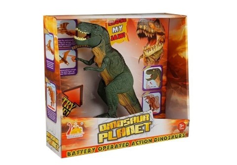 Dinozaur Tyranozaur Na Baterie Zielony Chodzi LEAN Toys Dinozaur Tyranozaur Na Baterie Zielony Chodzi LEAN Toys