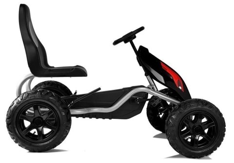 Gokart na Pedały B012 Pompowane Koła Czarny LEAN CARS Gokart na Pedały B012 Pompowane Koła Czarny LEAN CARS