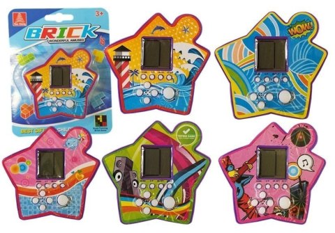 Gra Elektroniczna Kieszonkowa Tetris Fioletowy LEAN TOYS Gra Elektroniczna Kieszonkowa Tetris Fioletowy LEAN TOYS