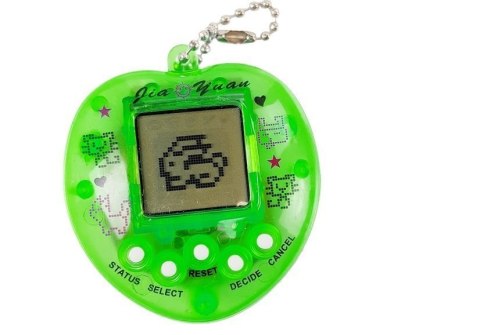 Gra Elektroniczna Tamagotchi Zielona z krótkim łańcuszkiem LEAN TOYS Gra Elektroniczna Tamagotchi Zielona z krótkim łańcuszkiem LEAN TOYS