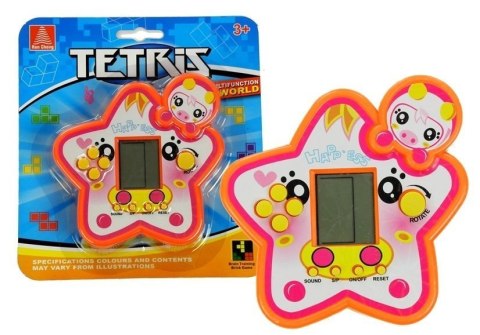 Gra Elektroniczna Tetris Gwiazdka Czerwona LEAN TOYS Gra Elektroniczna Tetris Gwiazdka Czerwona LEAN TOYS