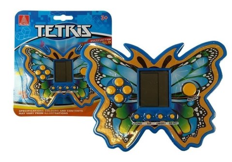 Gra Elektroniczna Tetris Motyl Niebieski LEAN TOYS Gra Elektroniczna Tetris Motyl Niebieski LEAN TOYS