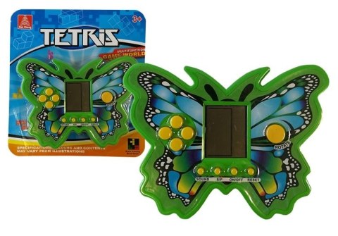 Gra Elektroniczna Tetris Motyl Zielony LEAN TOYS Gra Elektroniczna Tetris Motyl Zielony LEAN TOYS