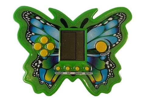 Gra Elektroniczna Tetris Motyl Zielony LEAN TOYS Gra Elektroniczna Tetris Motyl Zielony LEAN TOYS