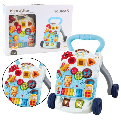 Interaktywny Chodzik Pchacz Panel Świeci Gra LEAN Toys