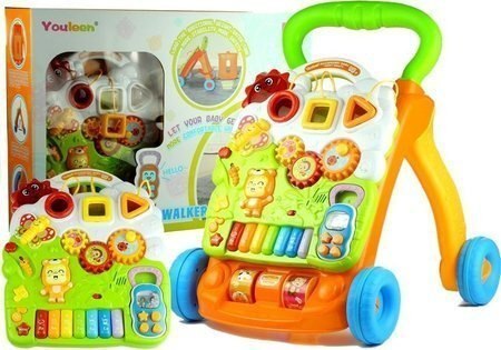 Interaktywny Chodzik Pchacz Panel Świeci Gra LEAN Toys Interaktywny Chodzik Pchacz Panel Świeci Gra LEAN Toys