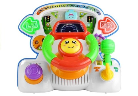 Kierownica Edukacyjna Interaktywna Dźwięki Światło LEAN Toys Kierownica Edukacyjna Interaktywna Dźwięki Światło LEAN Toys