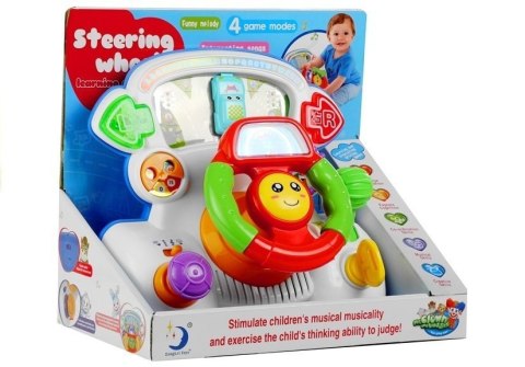 Kierownica Edukacyjna Interaktywna Dźwięki Światło LEAN Toys Kierownica Edukacyjna Interaktywna Dźwięki Światło LEAN Toys