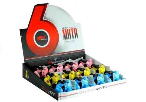 Modele Motorek 3 Kolory Jeździ Świeci Gra 1:14 LEAN Toys Modele Motorek 3 Kolory Jeździ Świeci Gra 1:14 LEAN Toys
