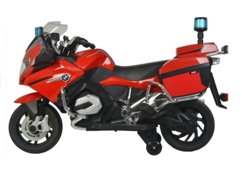 Motor na Akumulator BMW R1200 Policja Czerwony LEAN CARS Motor na Akumulator BMW R1200 Policja Czerwony LEAN CARS