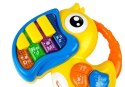 Pianinko Organki Do Re Mi Papuga Żółte LEAN Toys