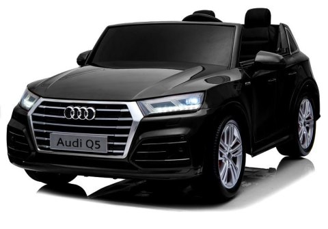 Pojazd na Akumulator Audi Q5 2-os Czarny Lakier LEAN CARS Pojazd na Akumulator Audi Q5 2-os Czarny Lakier LEAN CARS