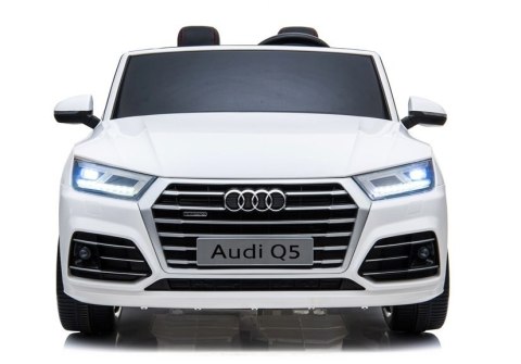 Pojazd na Akumulator Nowe Audi Q5 2-osobowe Białe LEAN CARS Pojazd na Akumulator Nowe Audi Q5 2-osobowe Białe LEAN CARS