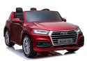 Pojazd na Akumulator Nowe Audi Q5 2-osobowe Czerwone Lakierowane LEAN CARS Pojazd na Akumulator Nowe Audi Q5 2-osobowe Czerwone Lakierowane LEAN CARS