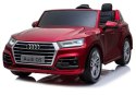 Pojazd na Akumulator Nowe Audi Q5 2-osobowe Czerwone Lakierowane LEAN CARS Pojazd na Akumulator Nowe Audi Q5 2-osobowe Czerwone Lakierowane LEAN CARS