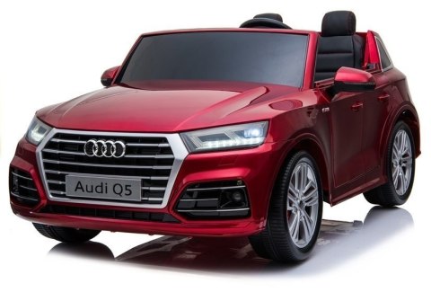 Pojazd na Akumulator Nowe Audi Q5 2-osobowe Czerwone Lakierowane LEAN CARS Pojazd na Akumulator Nowe Audi Q5 2-osobowe Czerwone Lakierowane LEAN CARS