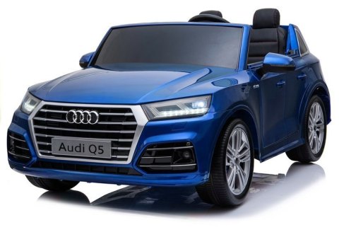 Pojazd na Akumulator Nowe Audi Q5 2-osobowe Niebieskie Lakierowane LEAN CARS Pojazd na Akumulator Nowe Audi Q5 2-osobowe Niebieskie Lakierowane LEAN CARS