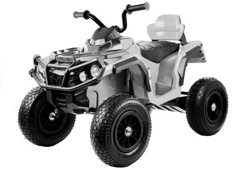 Quad na Akumulator BDM0906 Pompowane Koła Biały LEAN CARS Quad na Akumulator BDM0906 Pompowane Koła Biały LEAN CARS