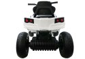Quad na Akumulator BDM0906 Pompowane Koła Biały LEAN CARS