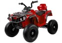 Quad na Akumulator BDM0906 Pompowane Koła Czerwony LEAN CARS