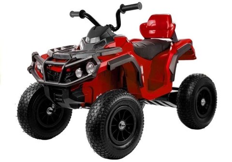 Quad na Akumulator BDM0906 Pompowane Koła Czerwony LEAN CARS Quad na Akumulator BDM0906 Pompowane Koła Czerwony LEAN CARS