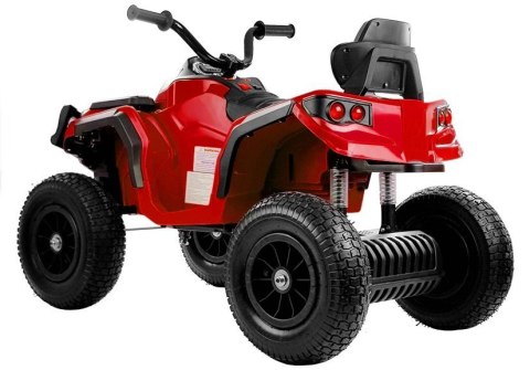Quad na Akumulator BDM0906 Pompowane Koła Czerwony LEAN CARS Quad na Akumulator BDM0906 Pompowane Koła Czerwony LEAN CARS